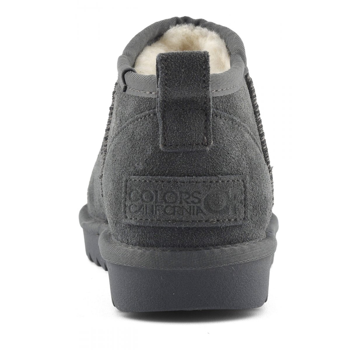 Bottines basses en cuir suédé