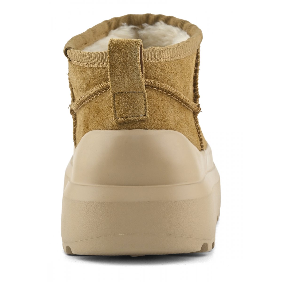 Bottes en daim à semelle monobloc