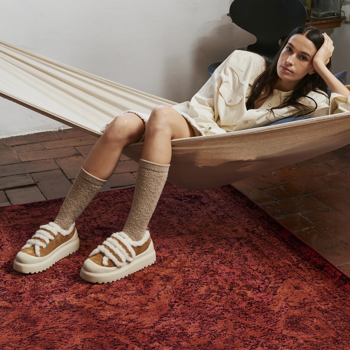 Velcro sneaker shell