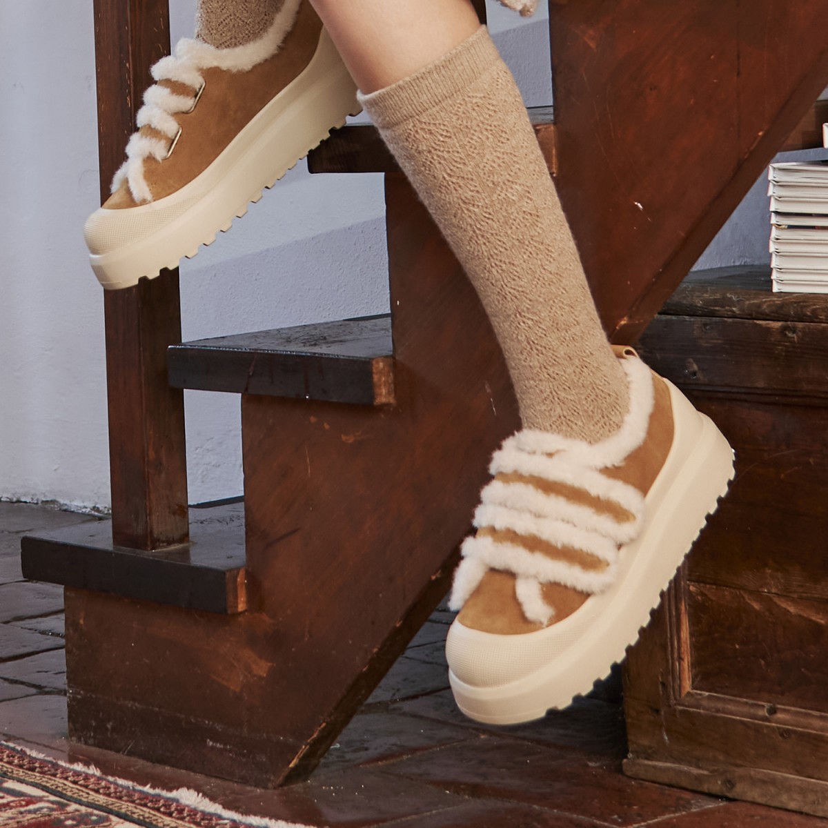 Velcro sneaker shell