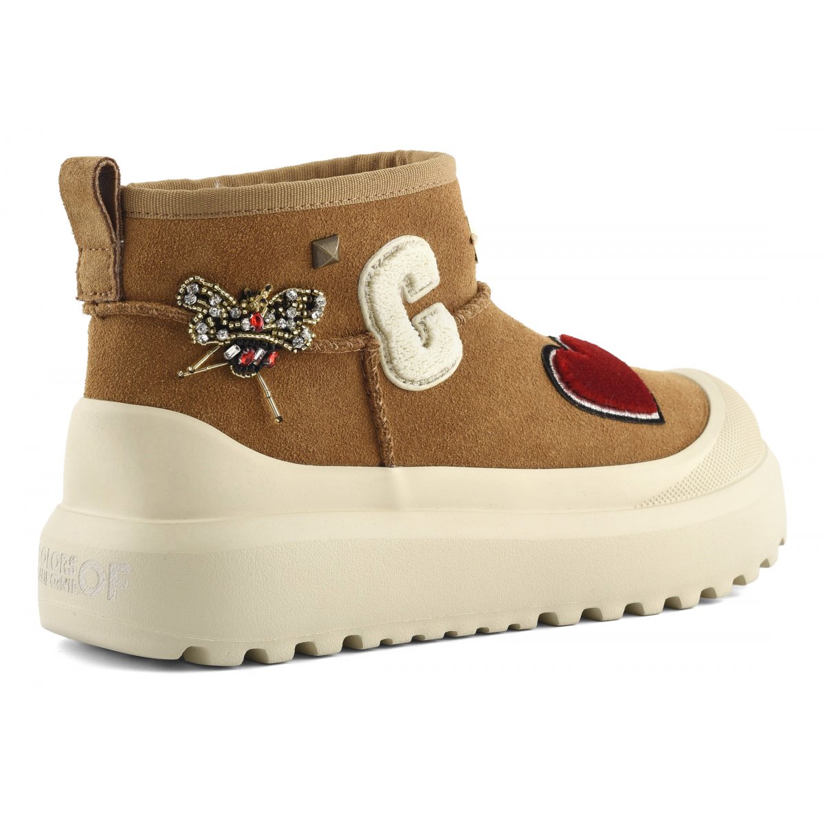 Eggy suede and patches