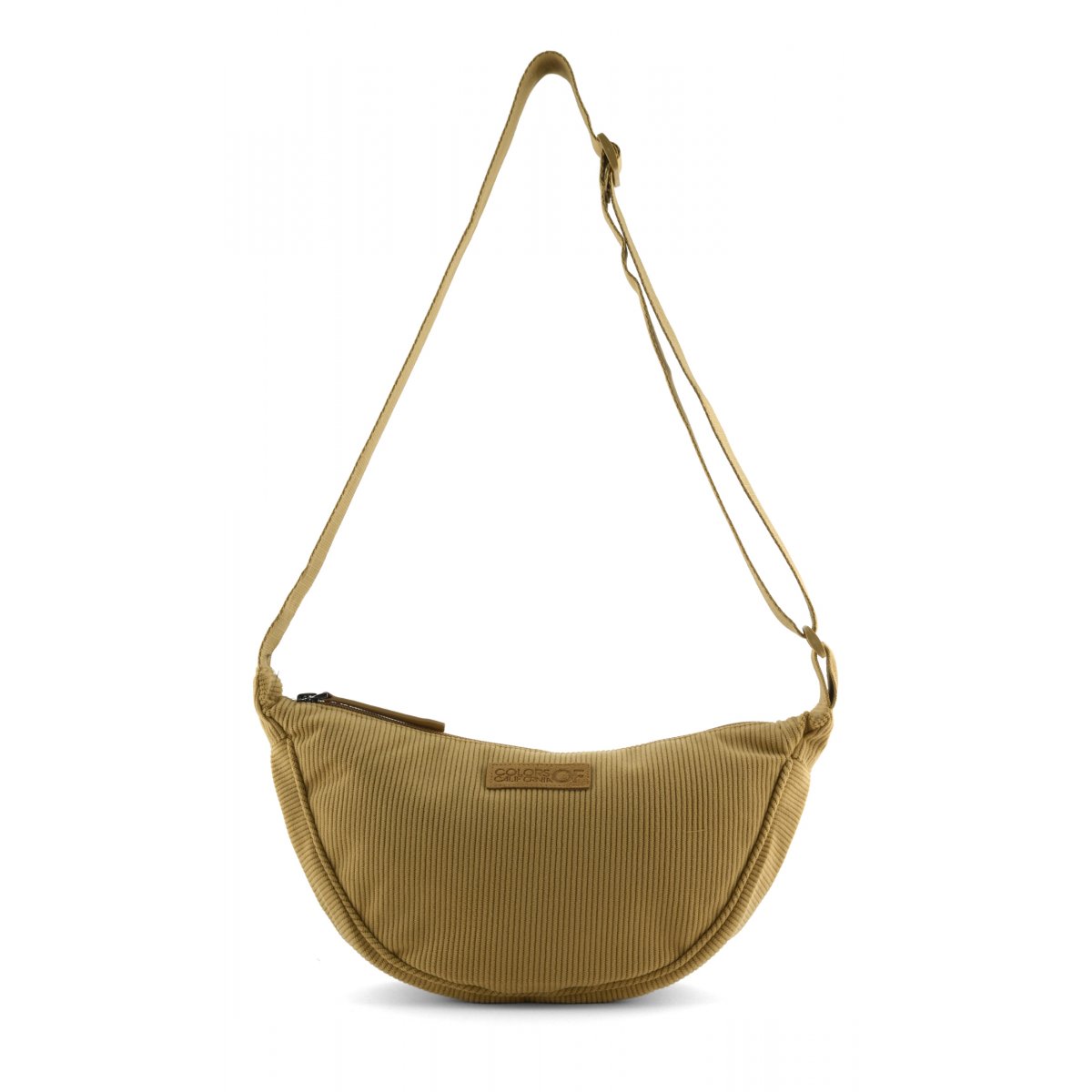 Sac bandoulière en velours côtelé