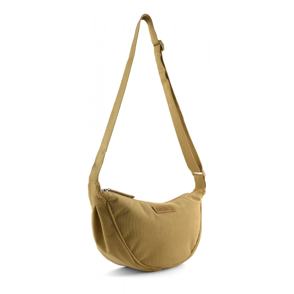 Sac bandoulière en velours côtelé