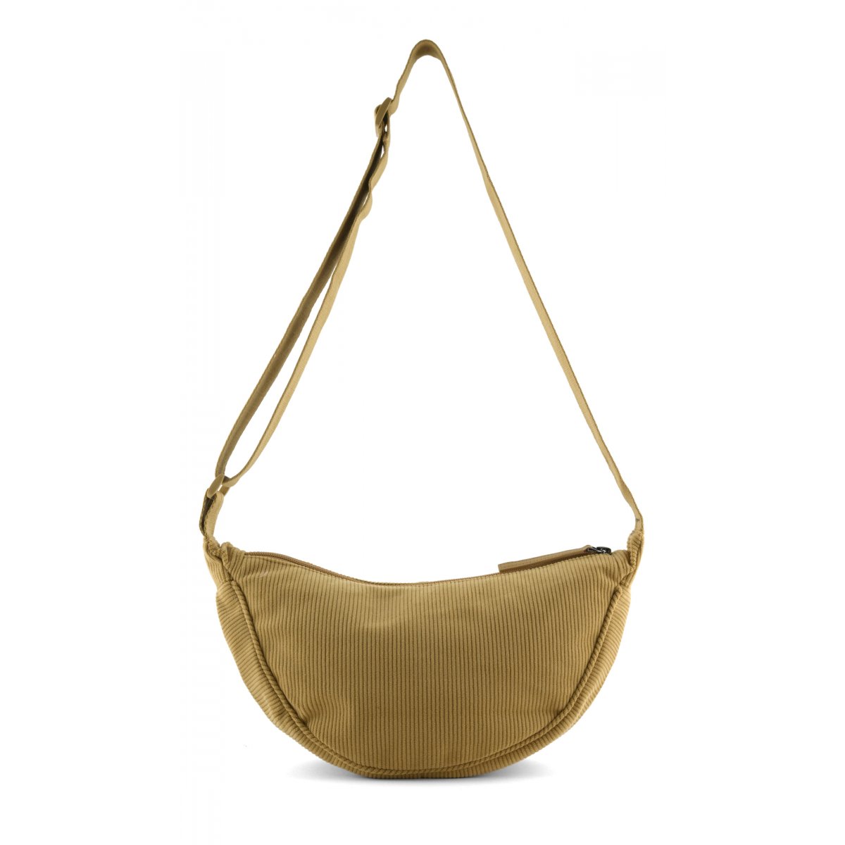 Sac bandoulière en velours côtelé