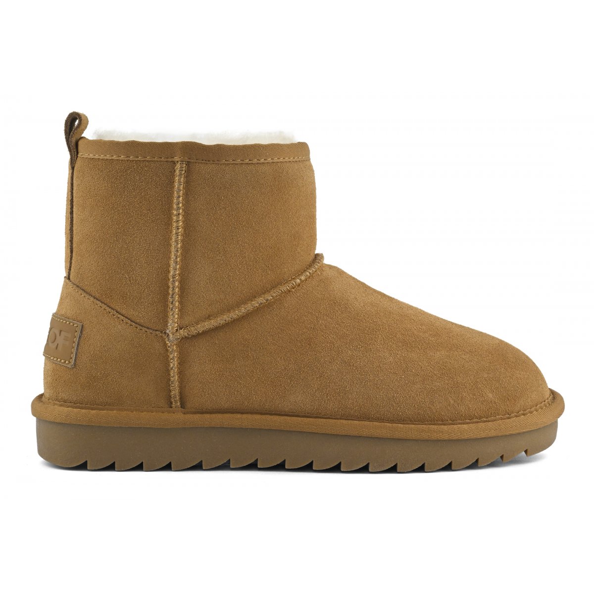 Botte en peau de mouton et daim