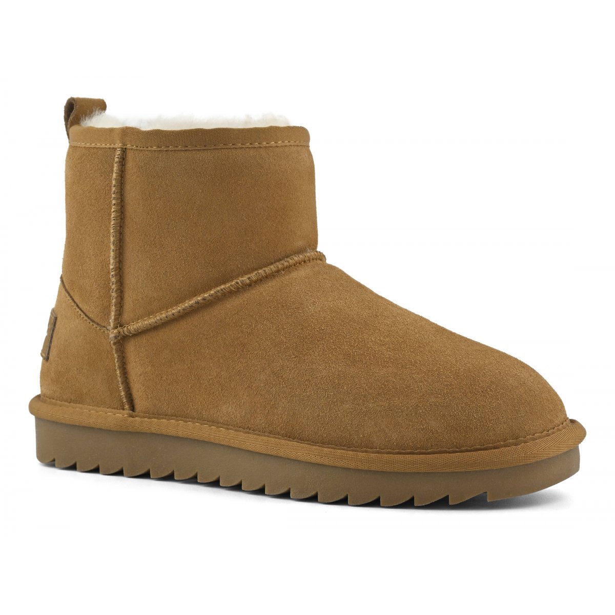 Botte en peau de mouton et daim