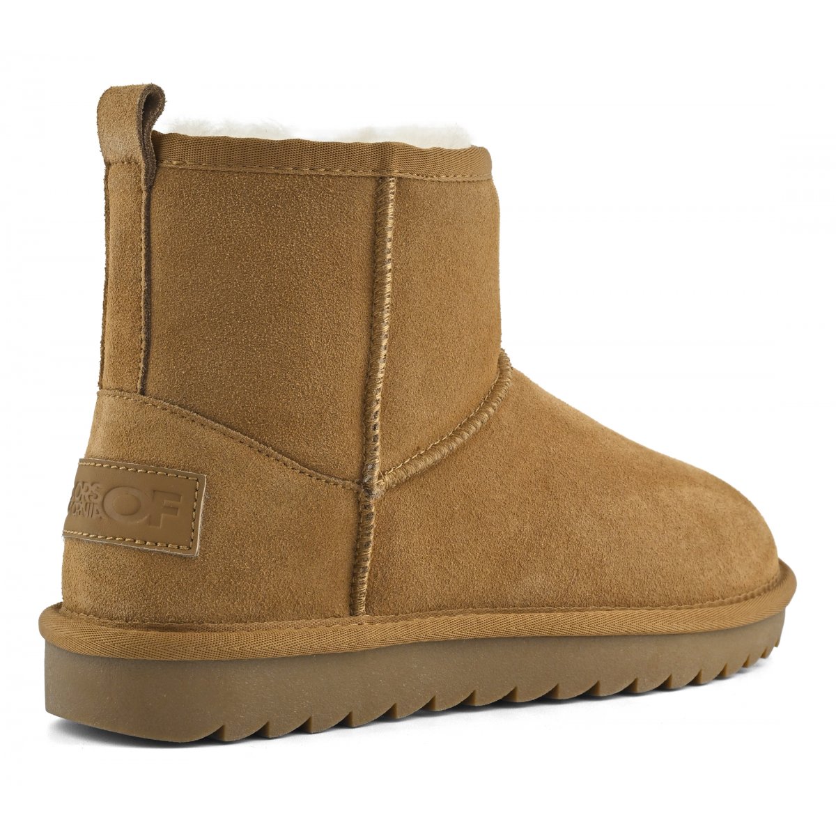 Botte en peau de mouton et daim