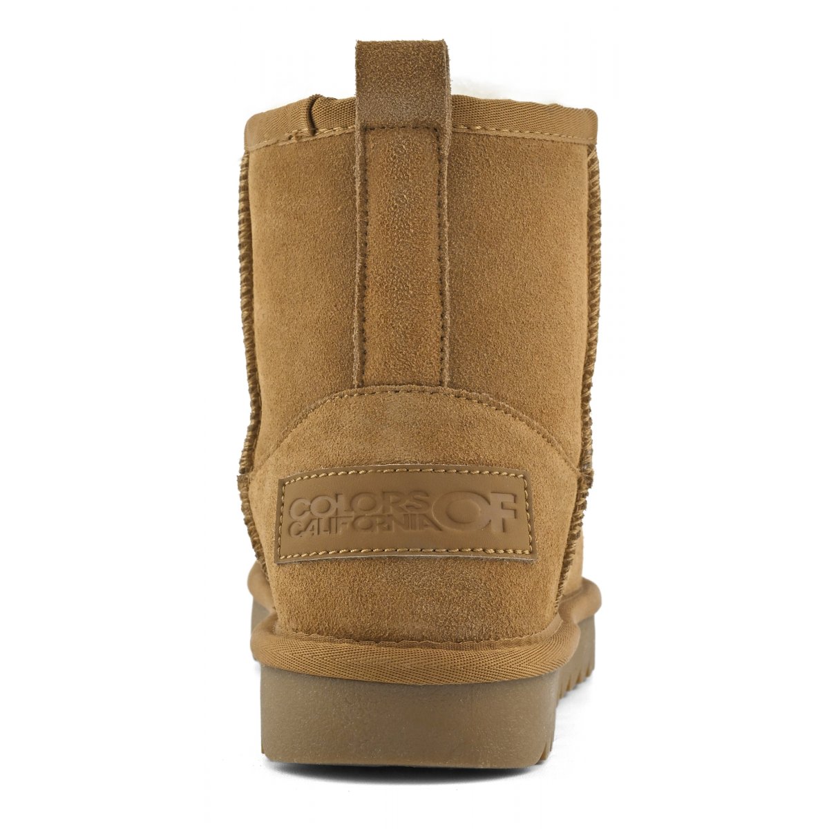 Botte en peau de mouton et daim