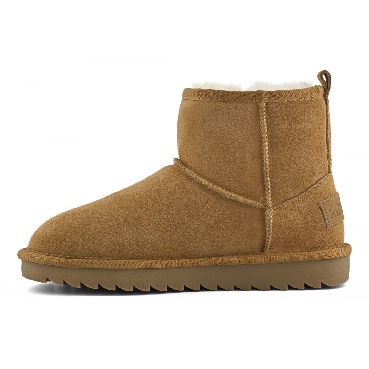 Botte en peau de mouton et daim
