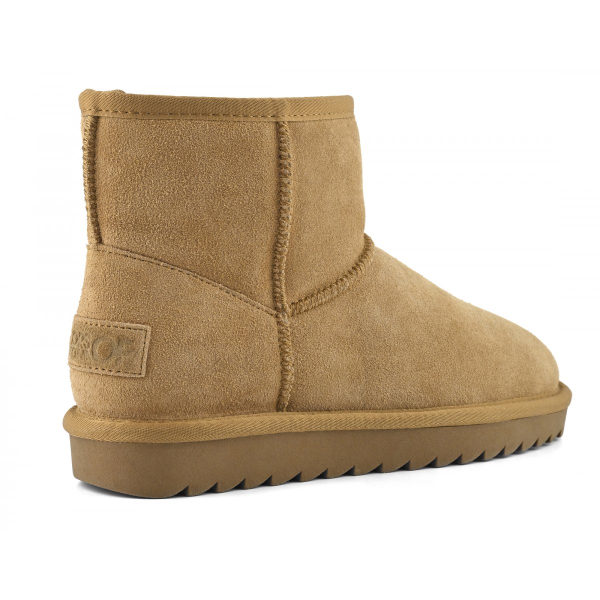 Bottines en cuir suédé