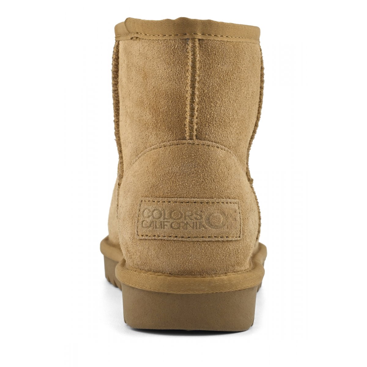Bottines en cuir suédé