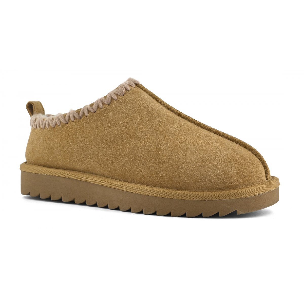 Sabot avec coutures unicolores