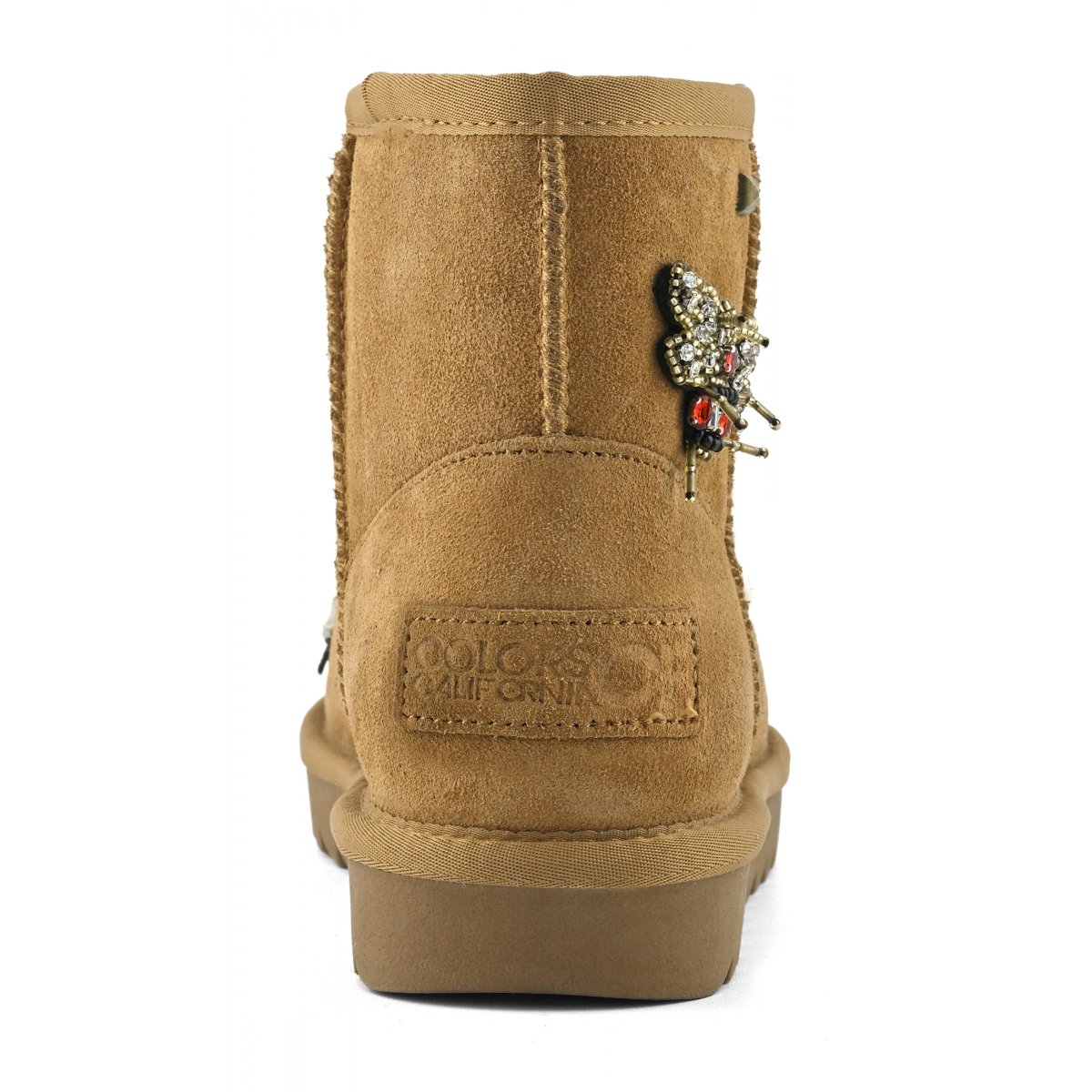Botte d'hiver en daim avec patch