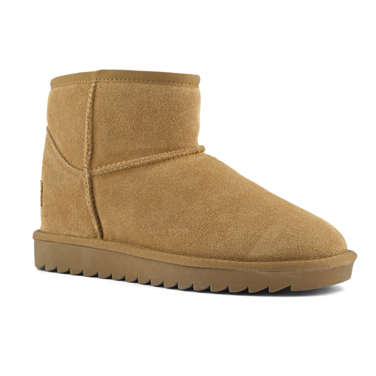 Botte d'hiver en daim avec cale intérieure