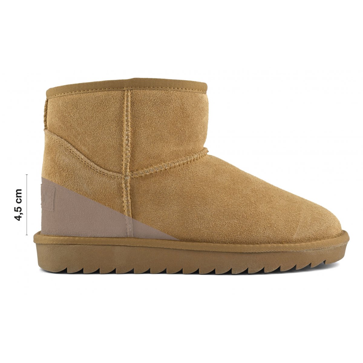 Botte d'hiver en daim avec cale intérieure