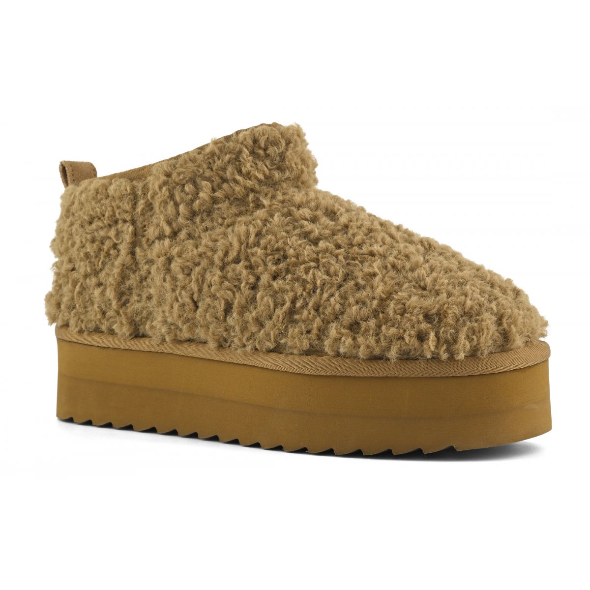 Bottes à plateau fourrure teddy