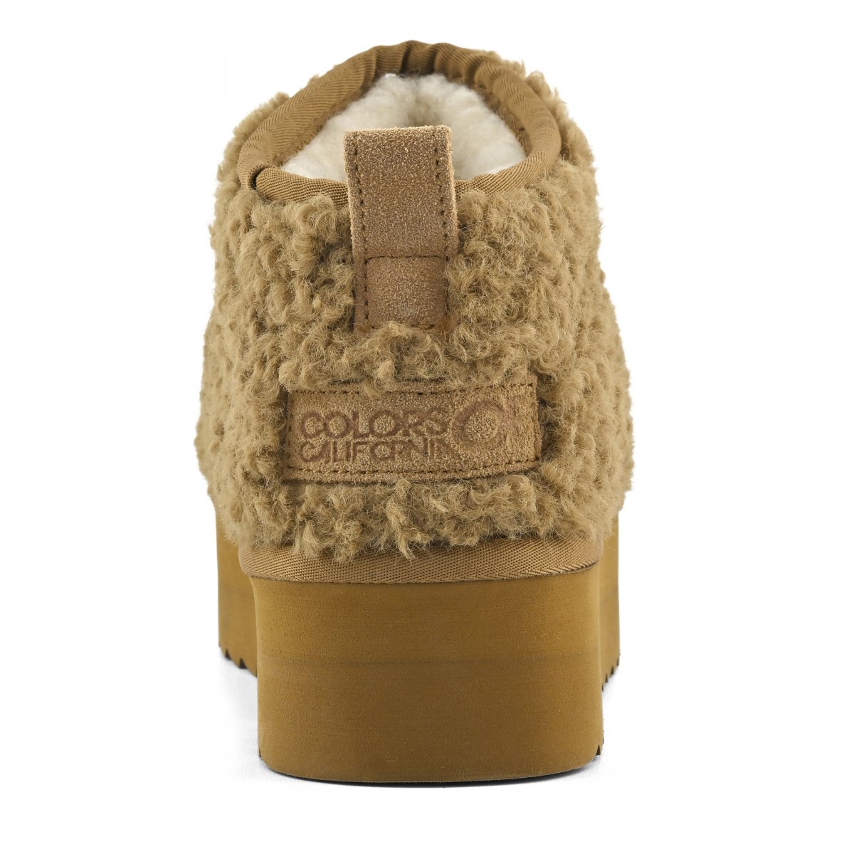 Bottes à plateau fourrure teddy
