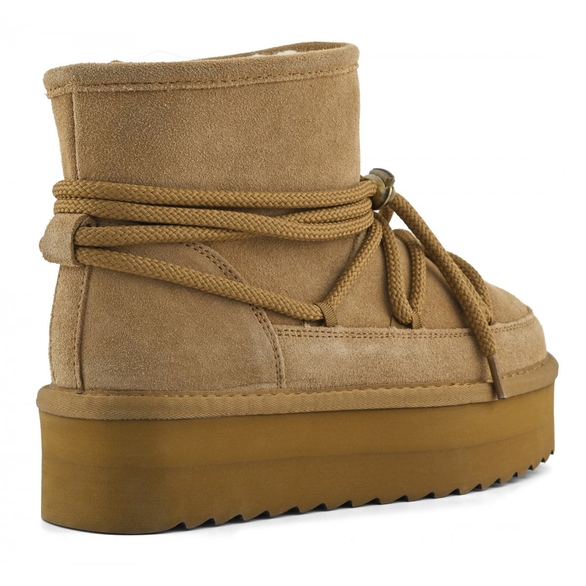 Bottes à plateau look mountain