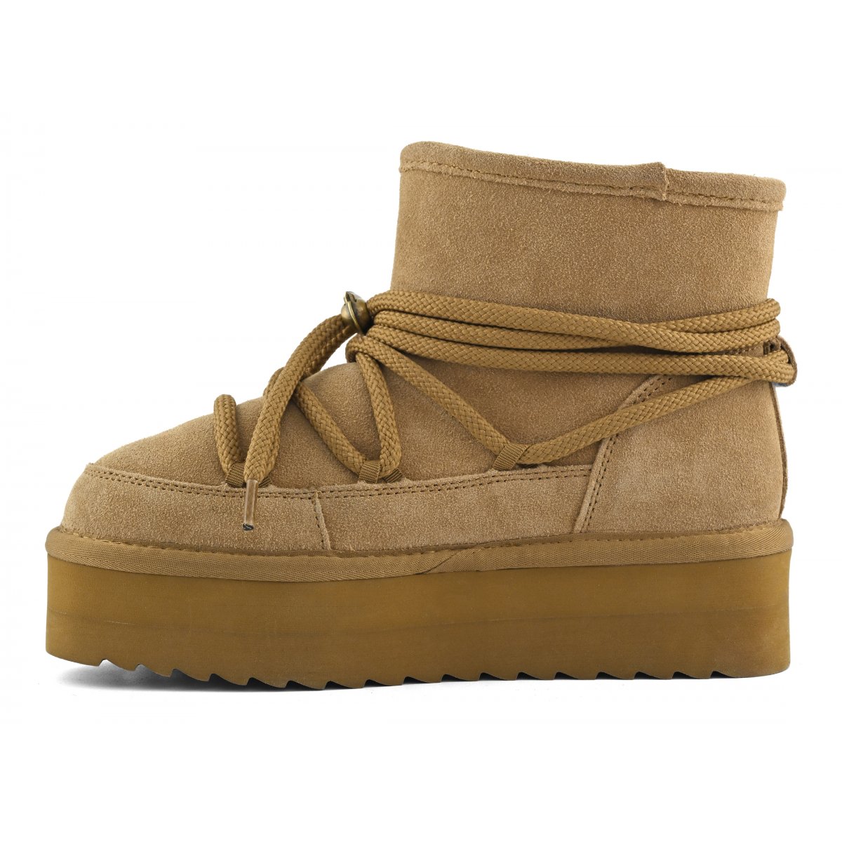 Bottes à plateau look mountain