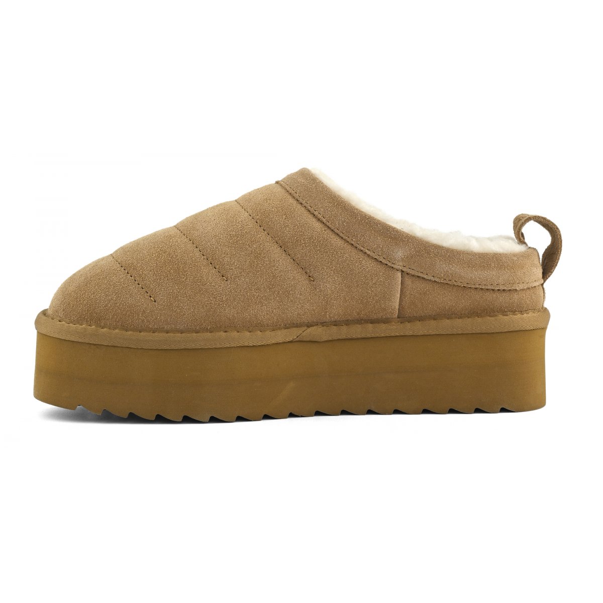 Sabot en daim rembourré