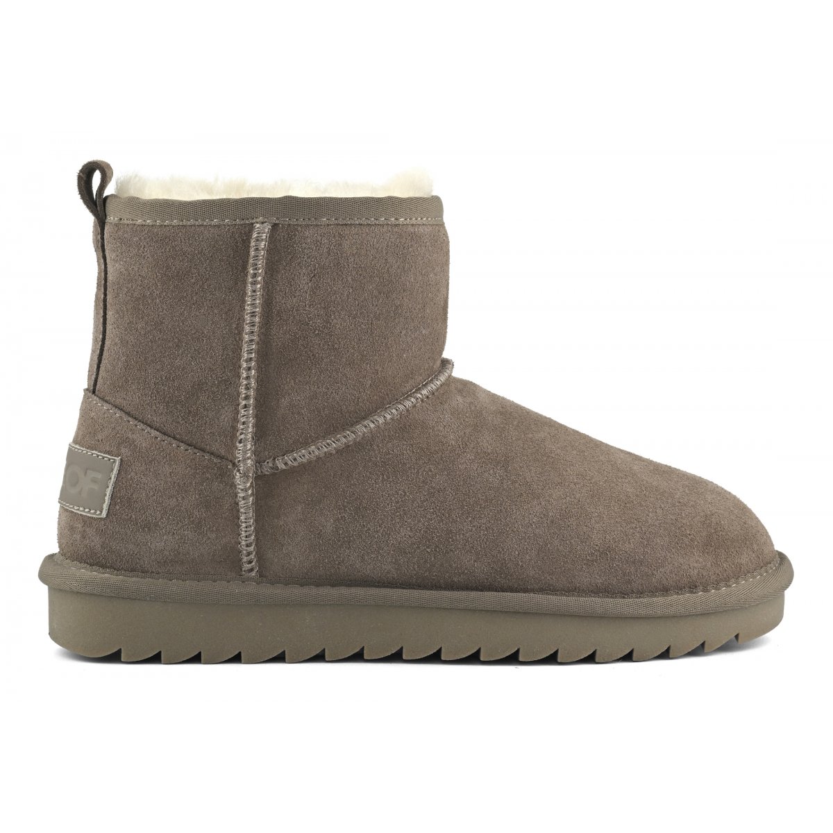 Botte en peau de mouton et daim