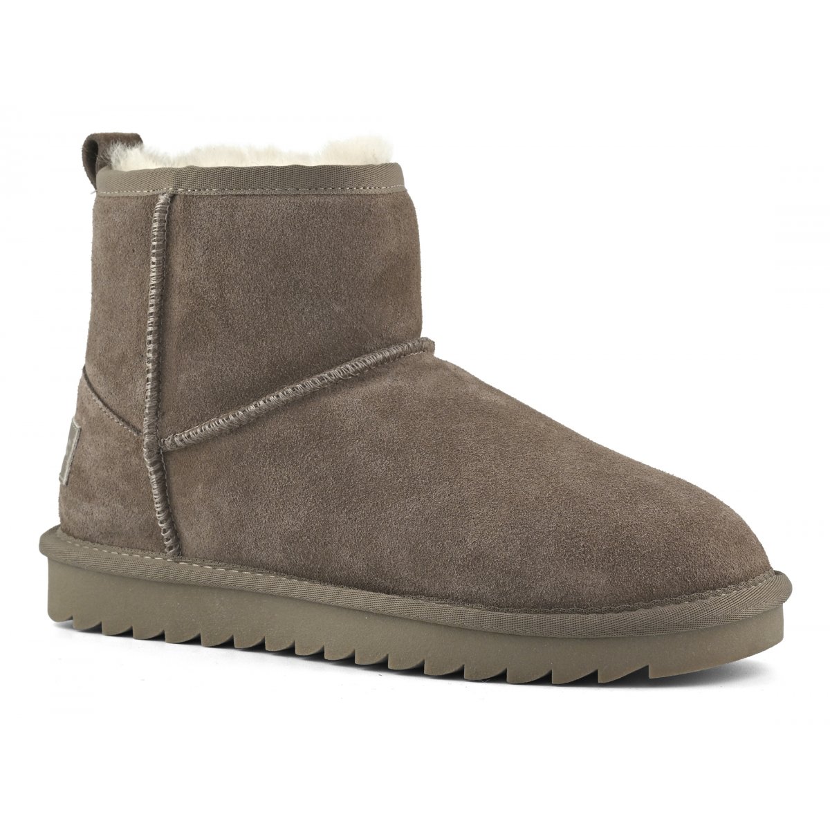 Botte en peau de mouton et daim