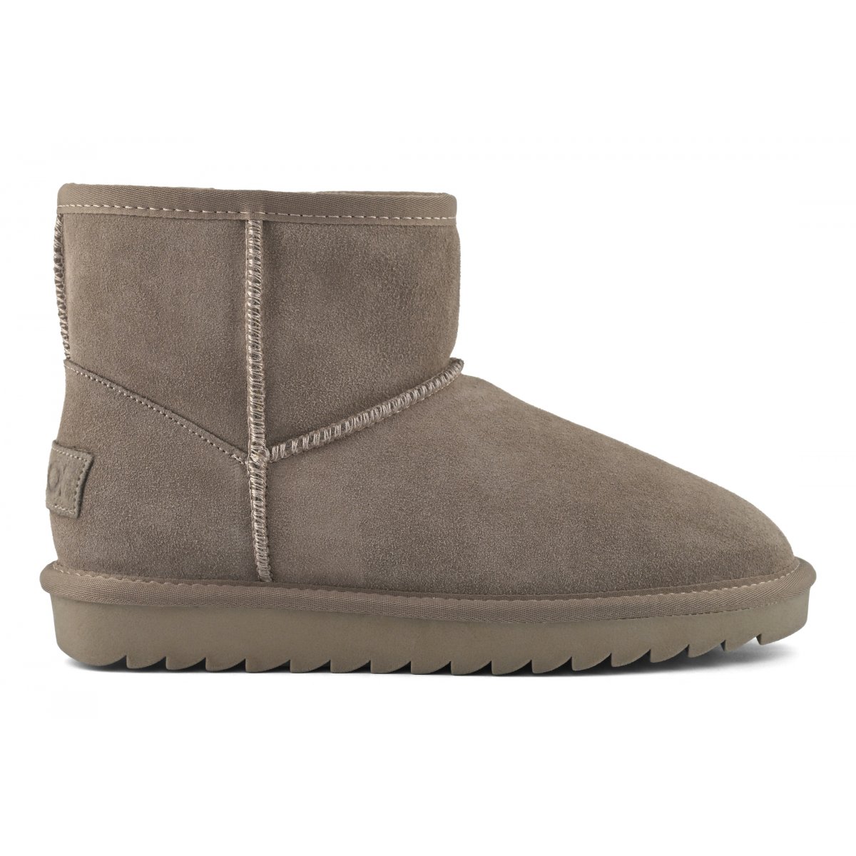 Bottines en cuir suédé