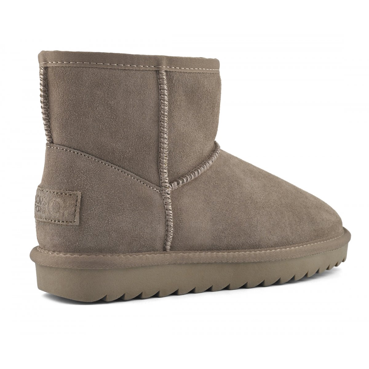 Bottines en cuir suédé