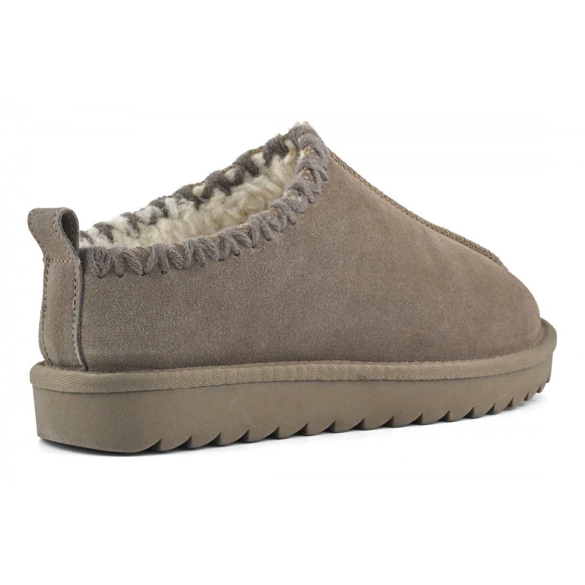 Sabot avec coutures unicolores