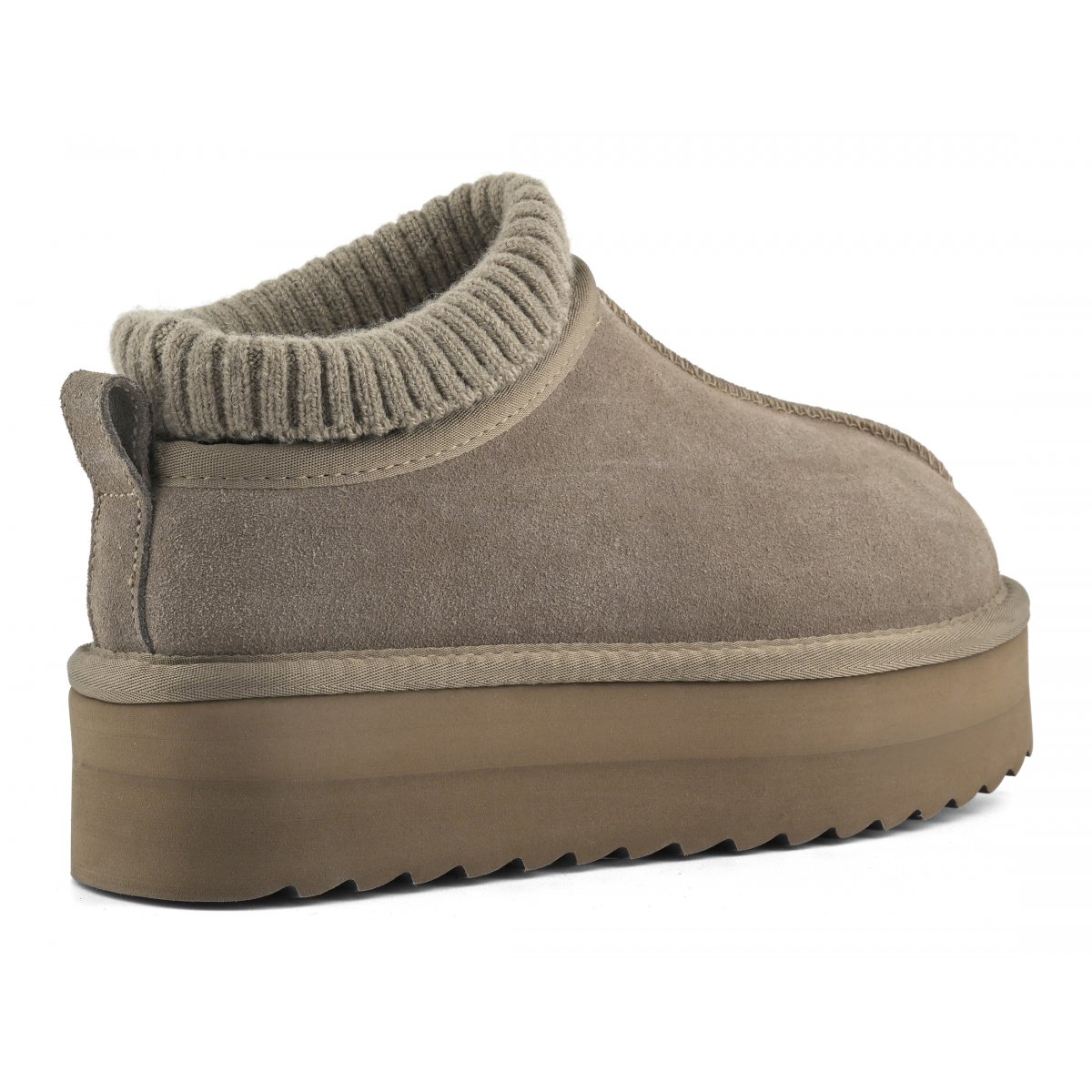 Sabots chaussette sur semelle compensée