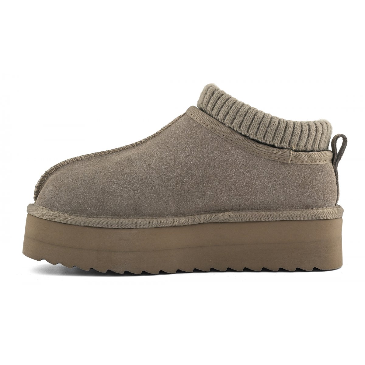 Sabots chaussette sur semelle compensée