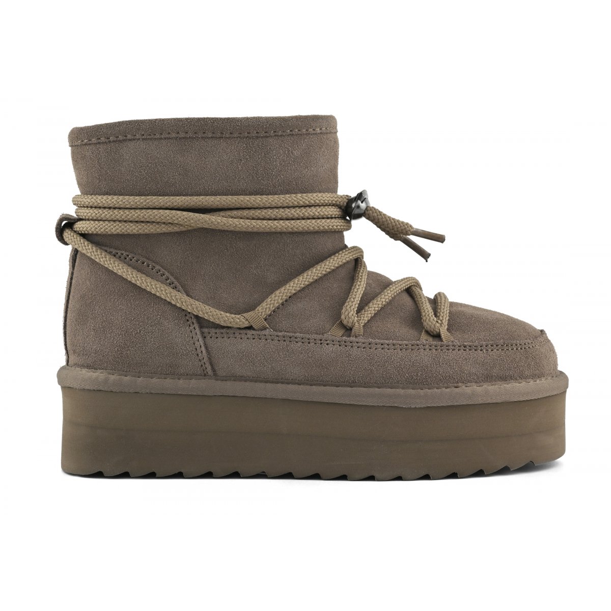 Bottes à plateau look mountain