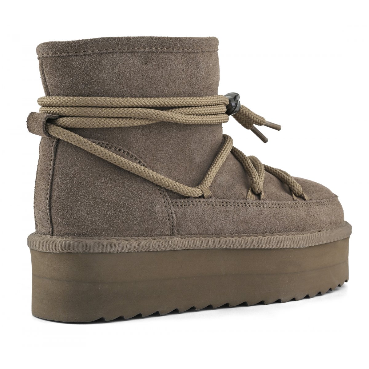 Bottes à plateau look mountain
