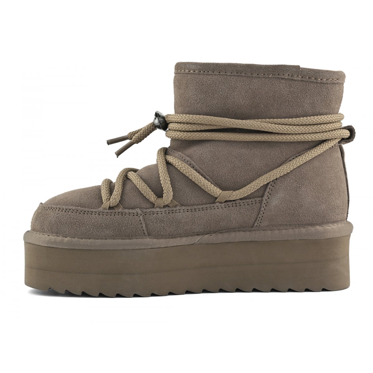Bottes à plateau look mountain
