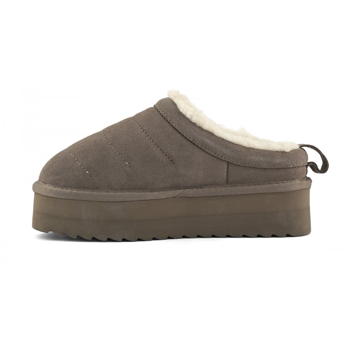 Sabot en daim rembourré