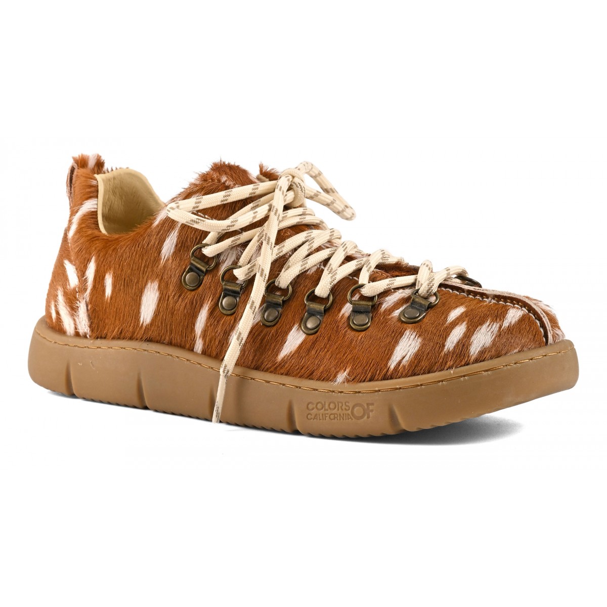 ZYRA - Sneaker en cuir faÃ§on poulain