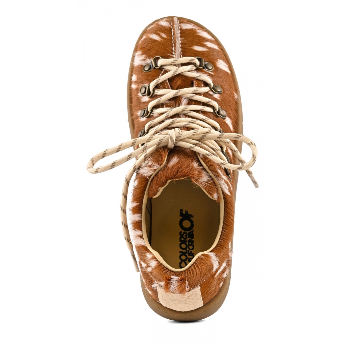 ZYRA - Sneaker en cuir faÃ§on poulain