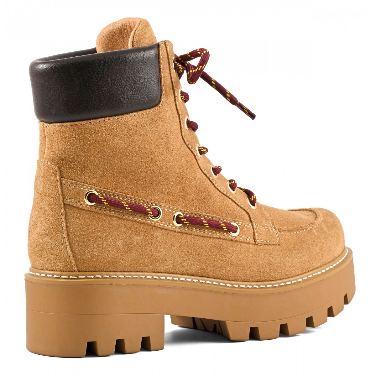 BIXBY - Botte Ã  lacets en cuir suÃ©dÃ©