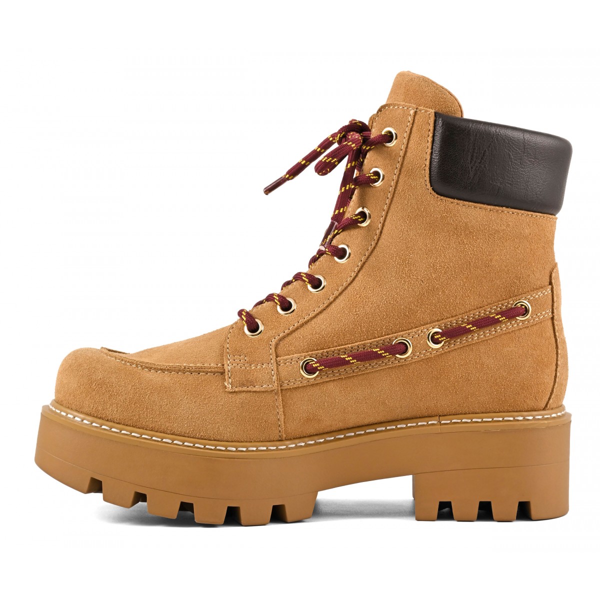 BIXBY - Botte Ã  lacets en cuir suÃ©dÃ©