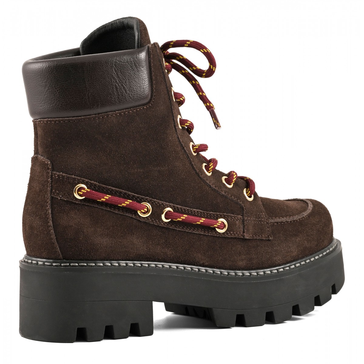 BIXBY - Botte Ã  lacets en cuir suÃ©dÃ©