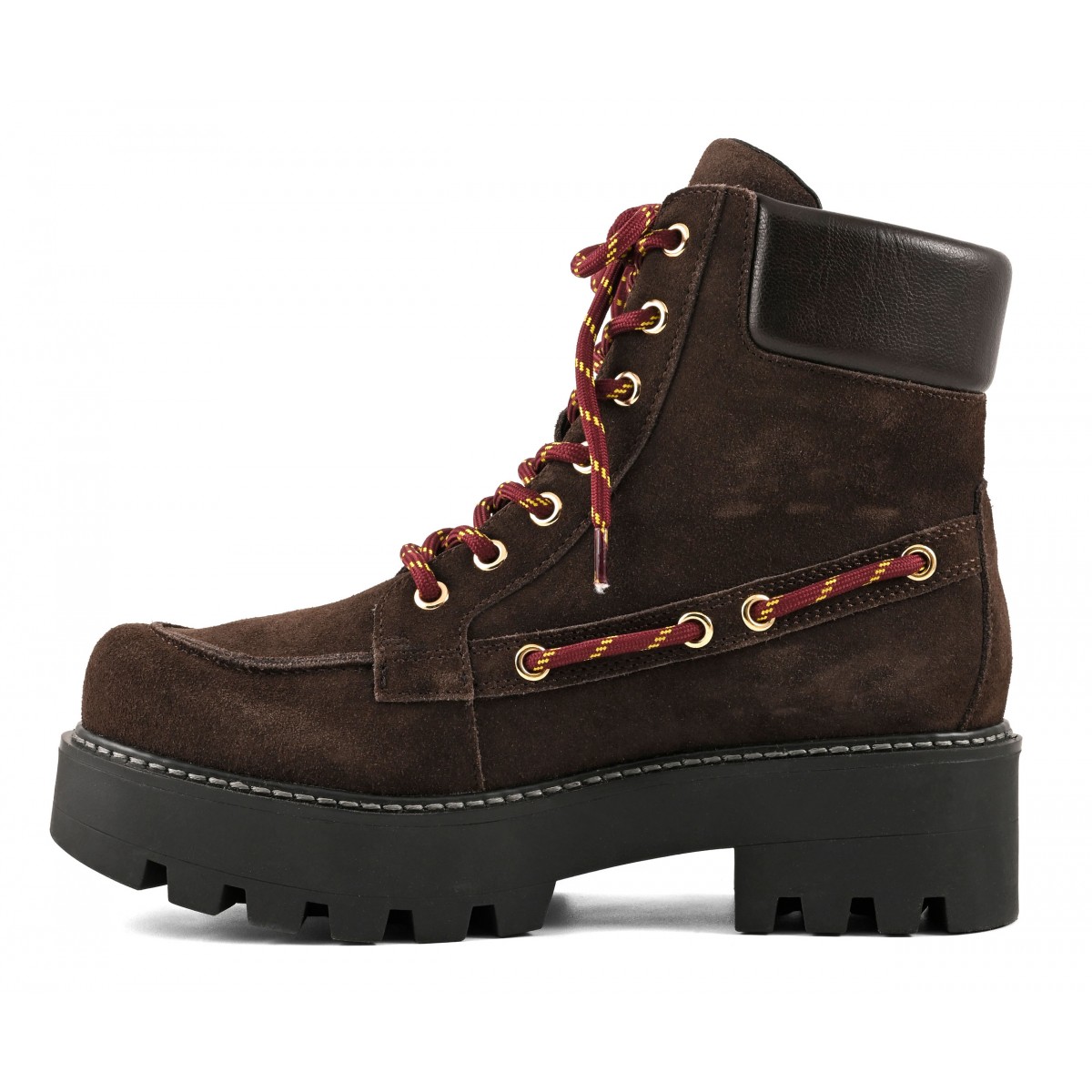 BIXBY - Botte Ã  lacets en cuir suÃ©dÃ©