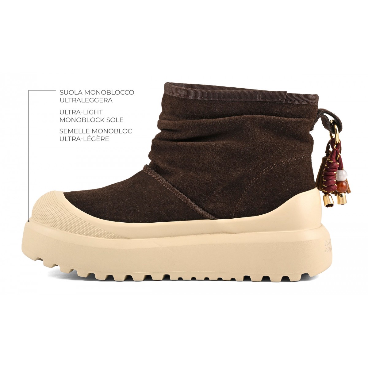 HOODY - Botte en cuir suÃ©dÃ©