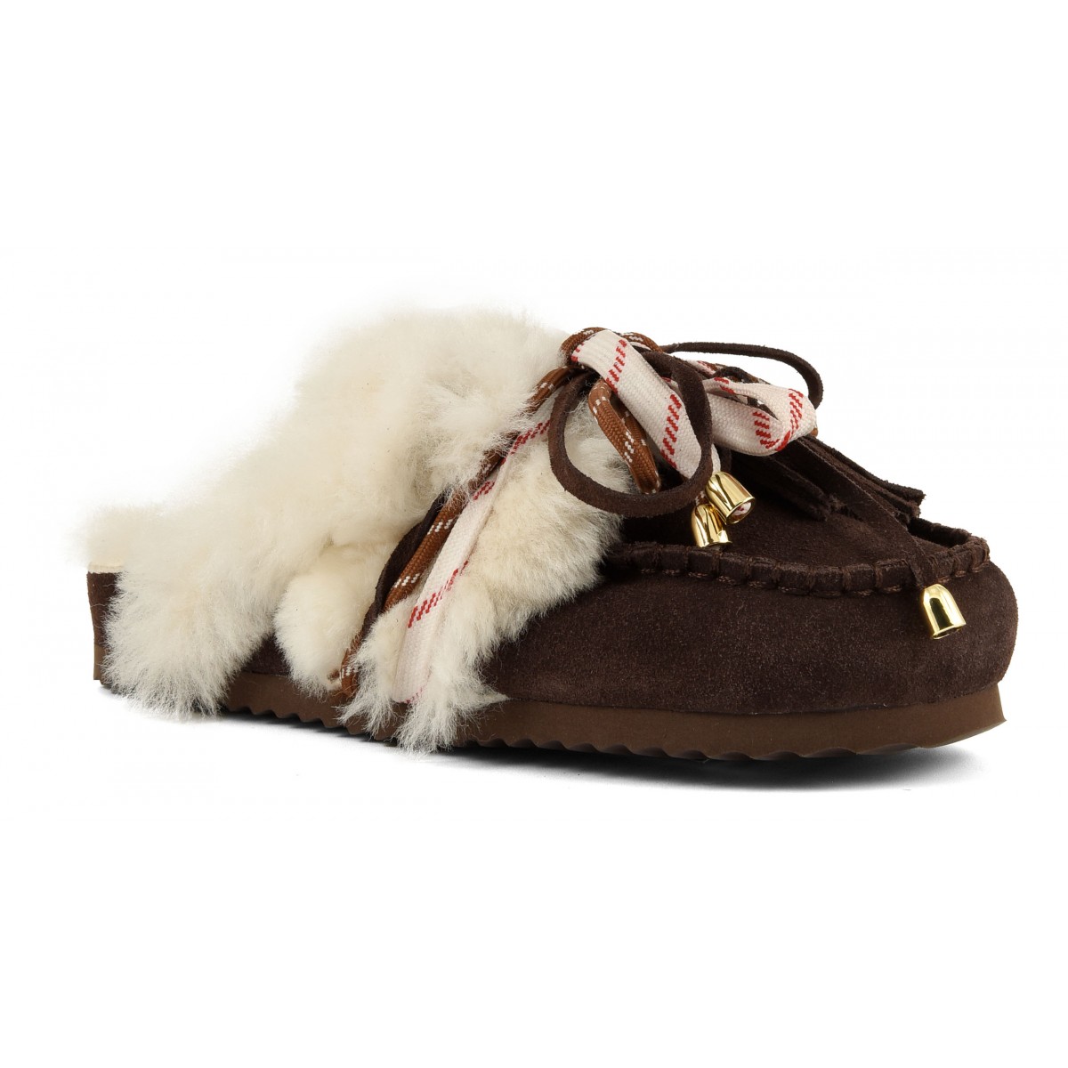SLOFI SHEEPSKIN - Sabot en cuir avec doublure en mouton