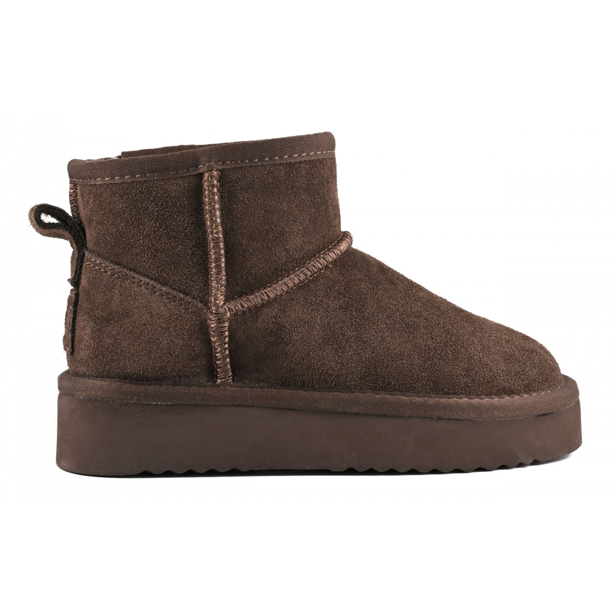 MIWOK - Botte plateforme en daim