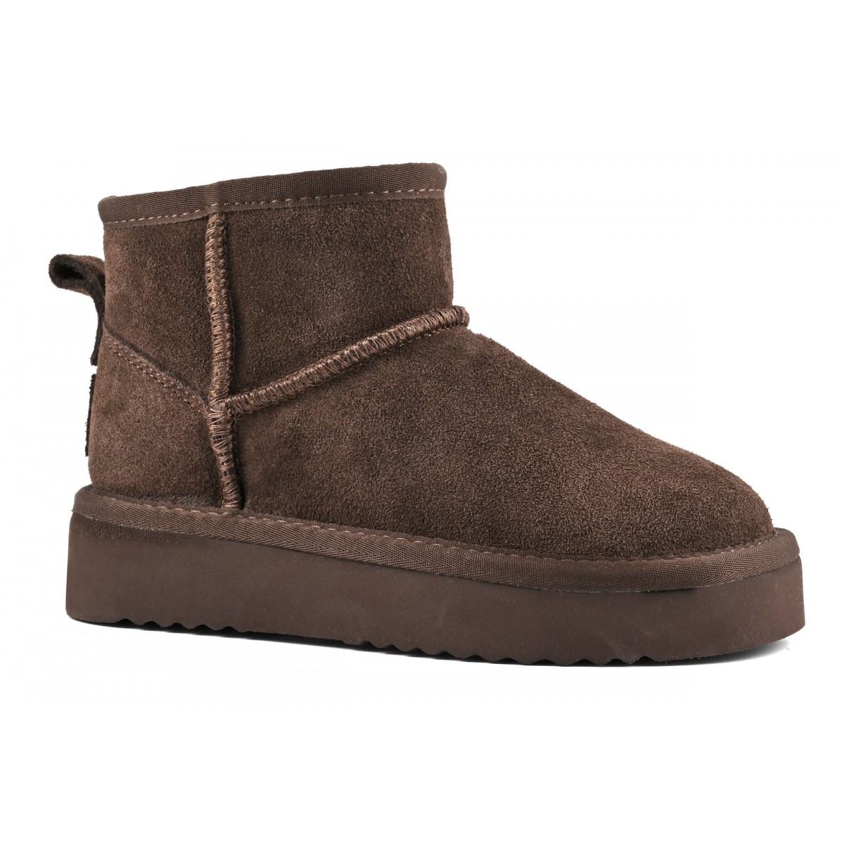 MIWOK - Botte plateforme en daim
