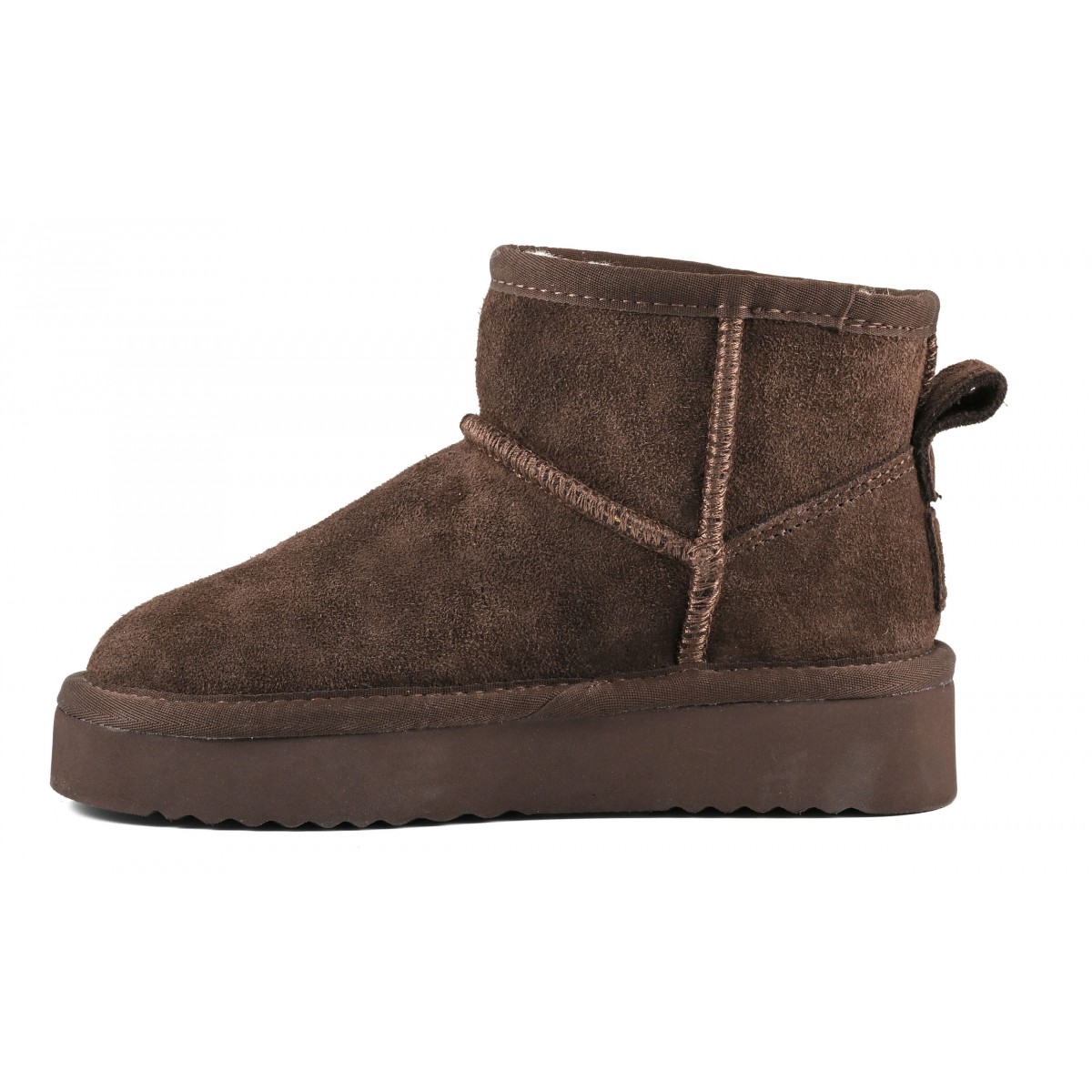 MIWOK - Botte plateforme en daim