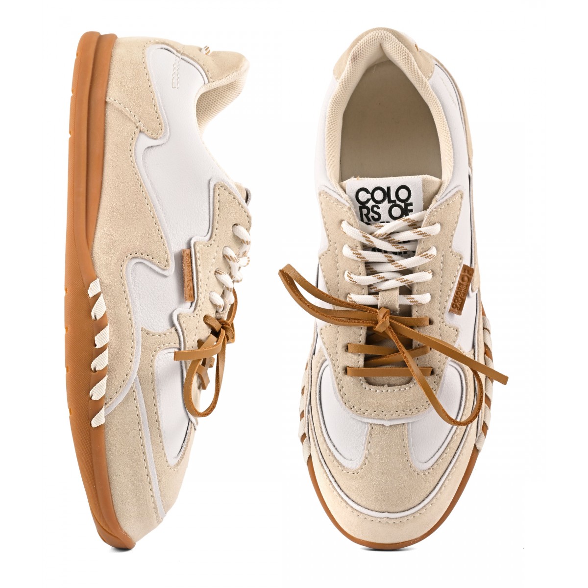 YAHI - Sneaker en cuir