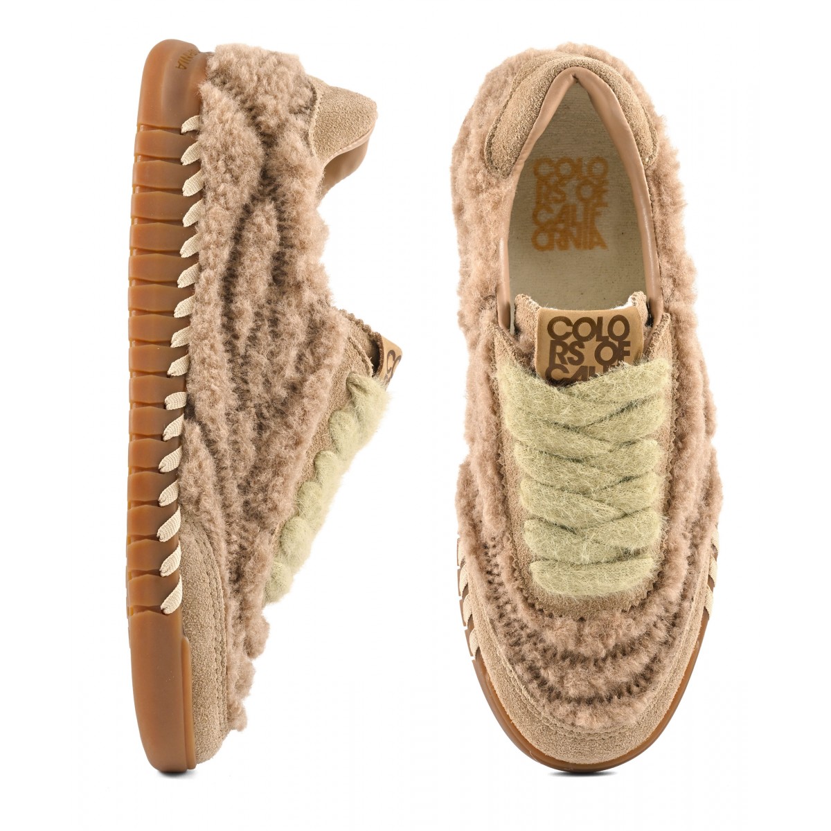 TAHOE - Sneaker en fourrure teddy