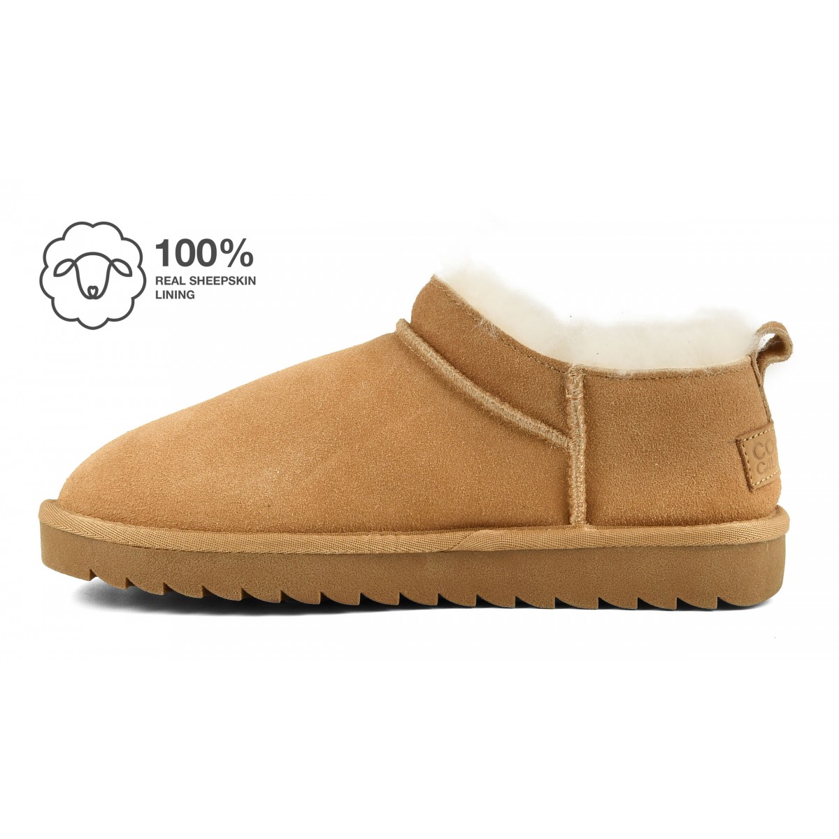 MIWO SHEEPSKIN - Mini botte en cuir avec doublure en mouton