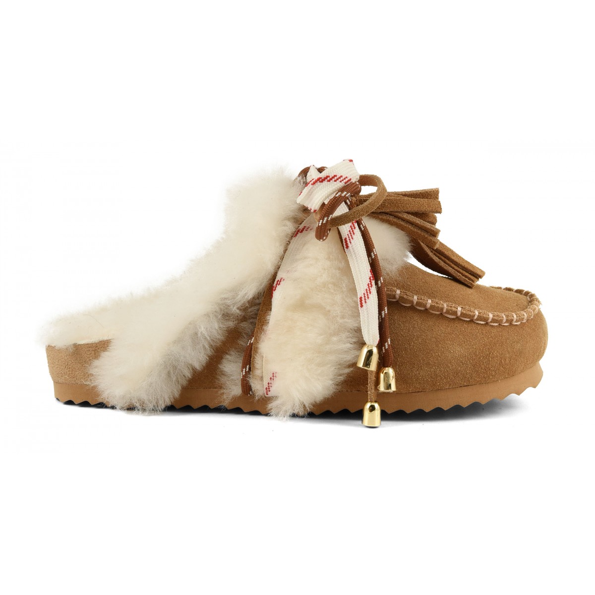 SLOFI SHEEPSKIN - Sabot en cuir avec doublure en mouton